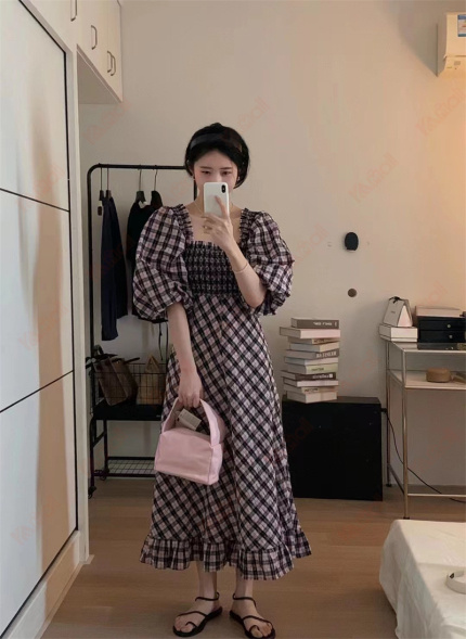 popular comfy puff sleeves dresses